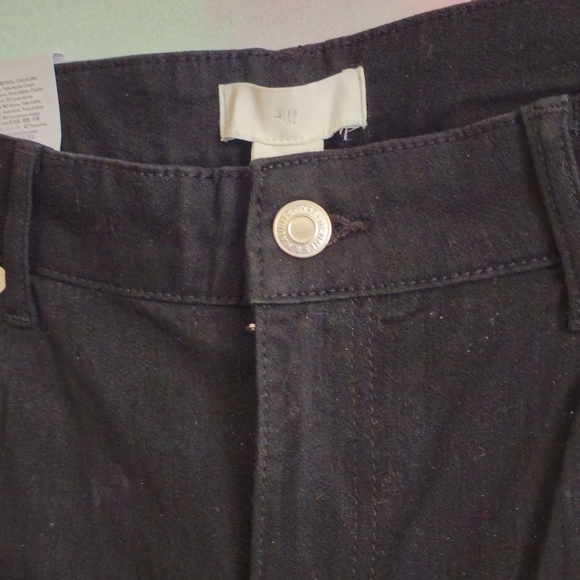 H&M Black Skinny High Waist Jeans Size 14 - Picture 4 of 7